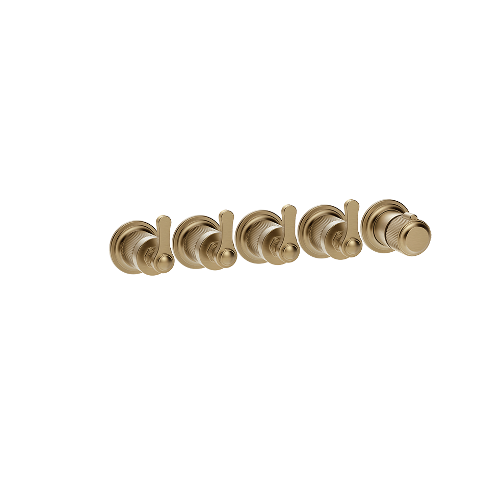Gessi Venti20 Brause-Thermostat 4-Wege