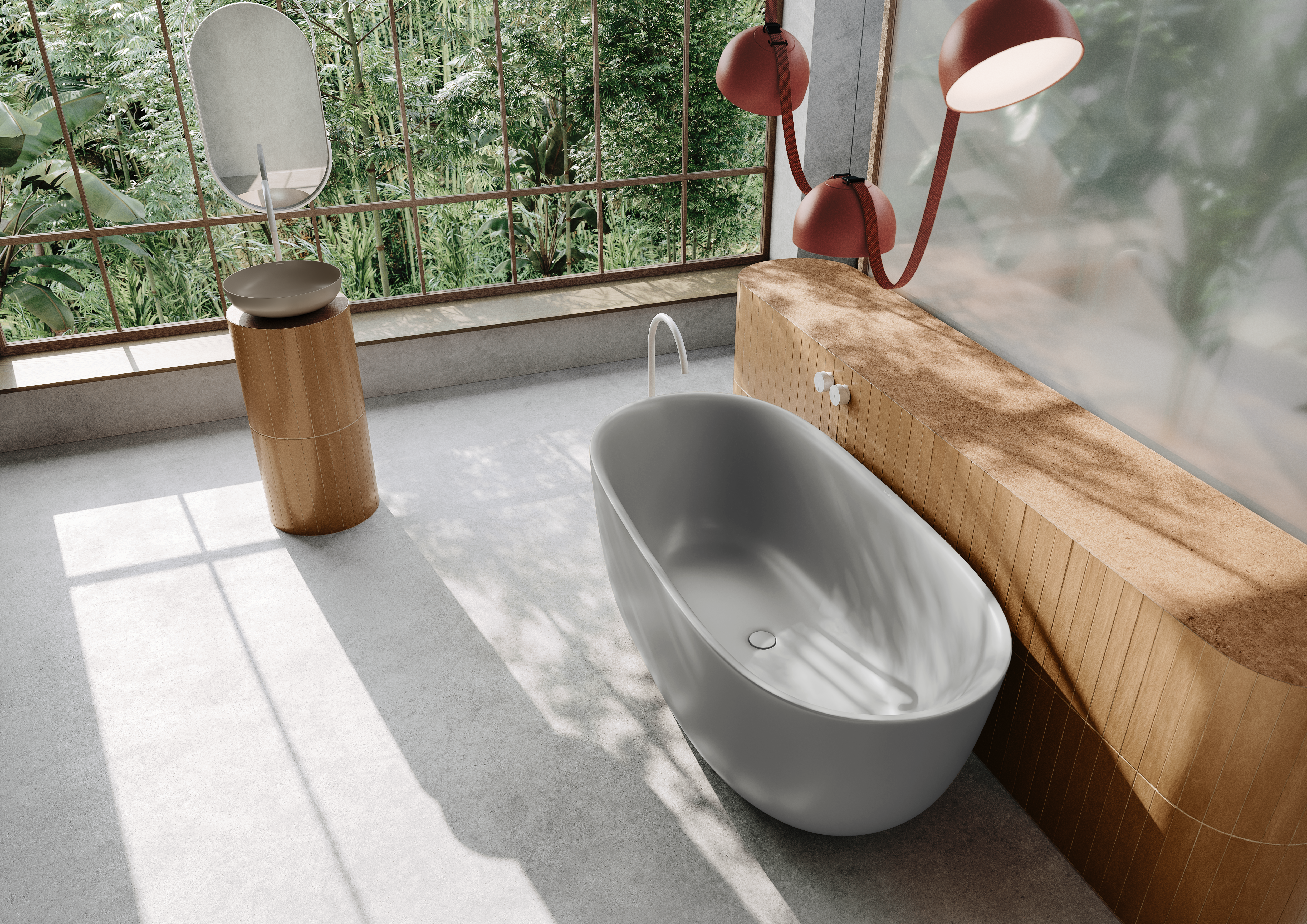 Oyo Duo Meisterstück freistehende Badewanne Modell 1050-4034, 1630 x 770 x 419mm