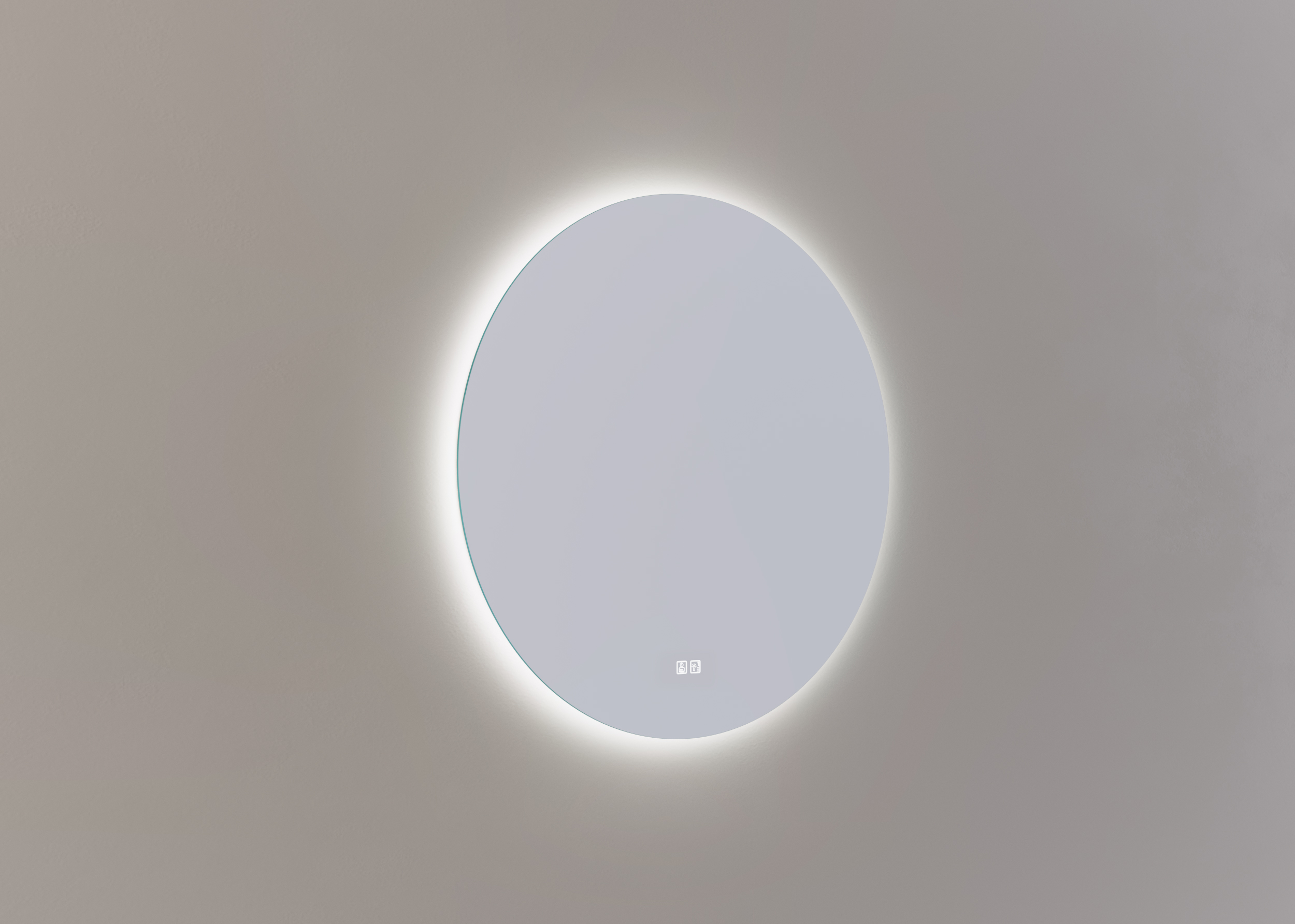 Thebalux Sunny LED-Wandspiegel 80cm