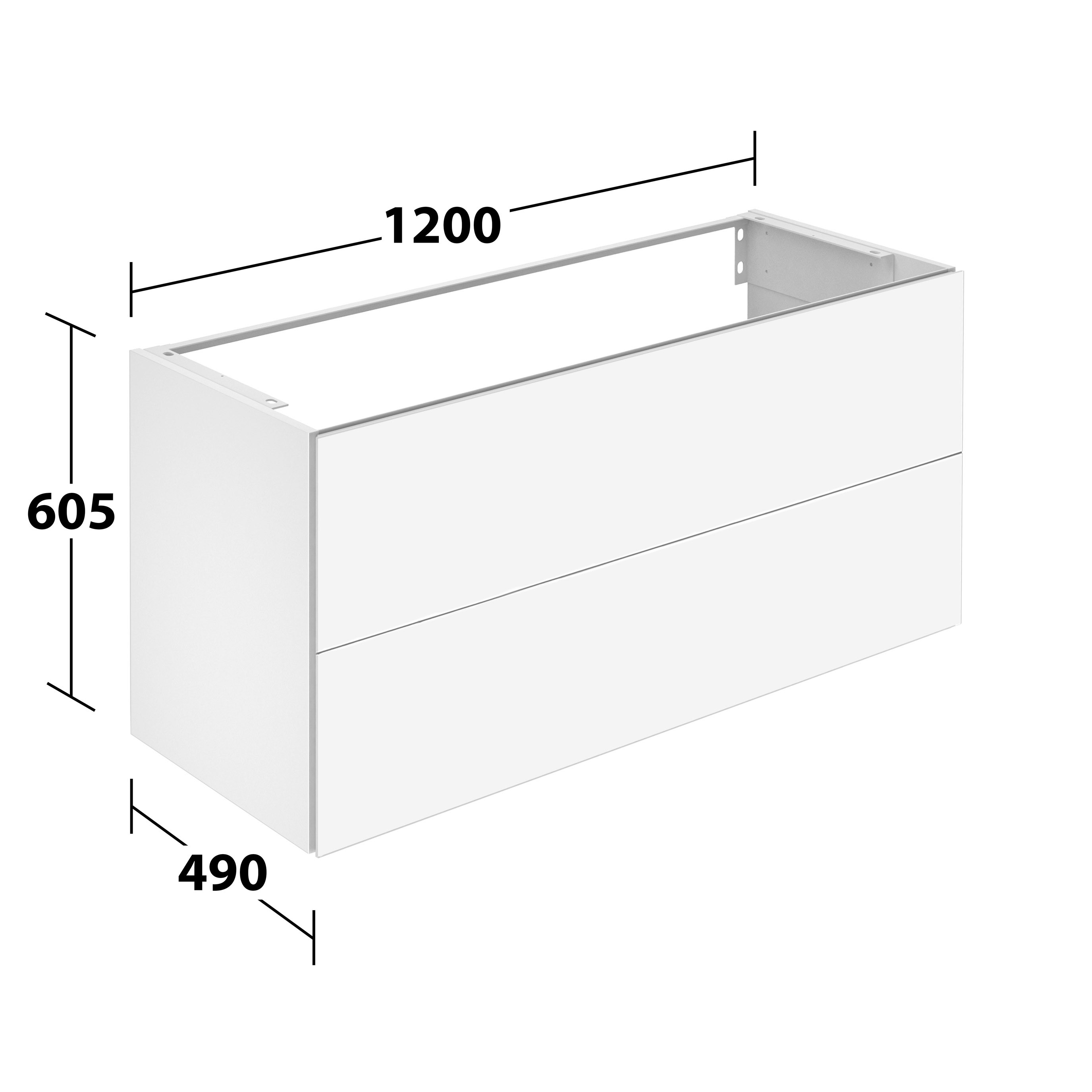 ALVEUM bathroom furniture set 120cm