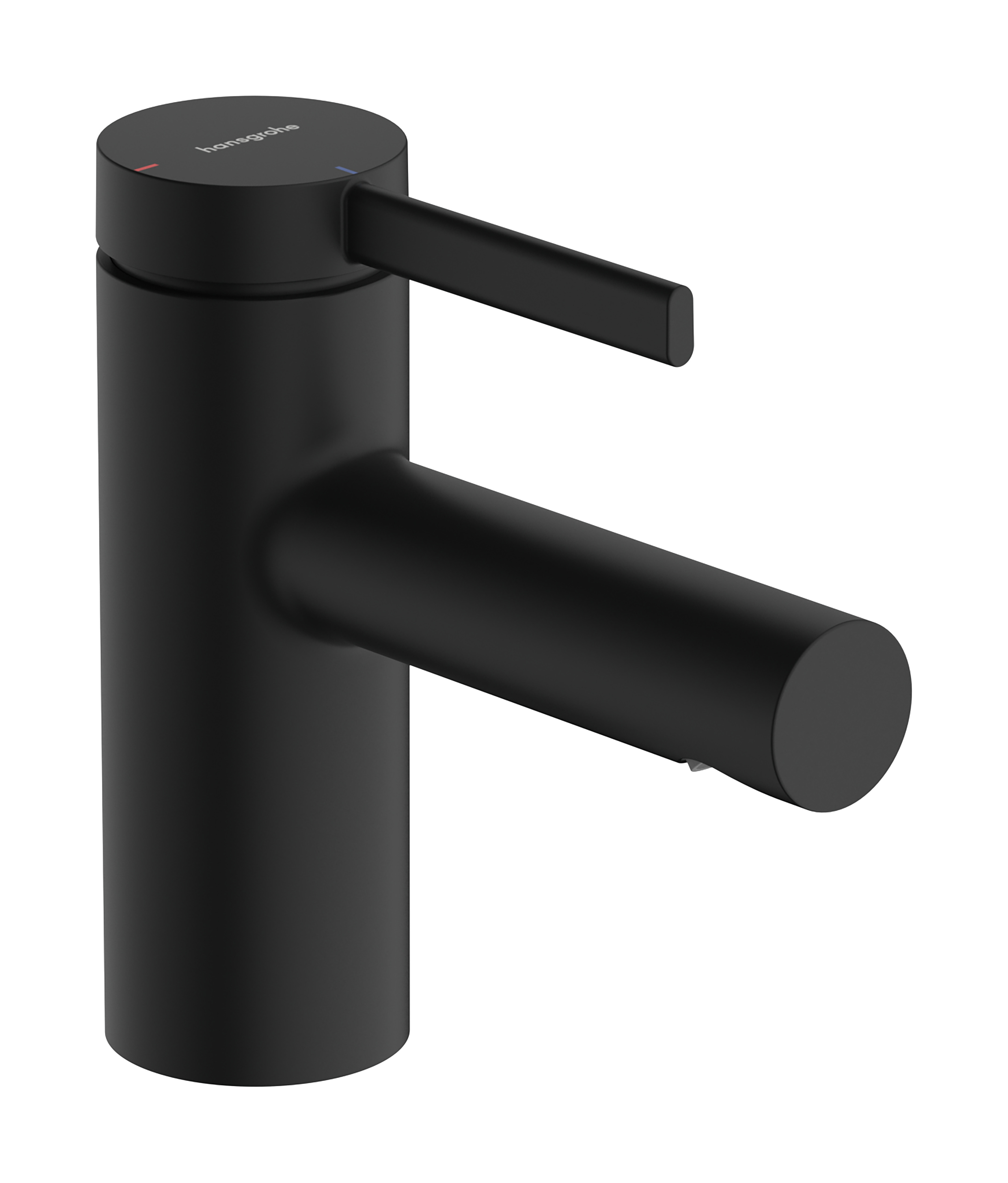 Hansgrohe Waschtischmischer 70 Zesis S CoolStart mit Push-Open-Ablaufgarnitur mattschwarz