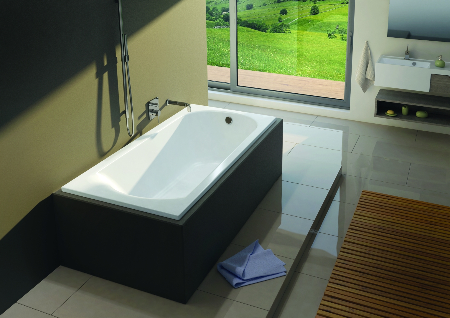 Miami Einbau-Badewanne 170 x 70cm