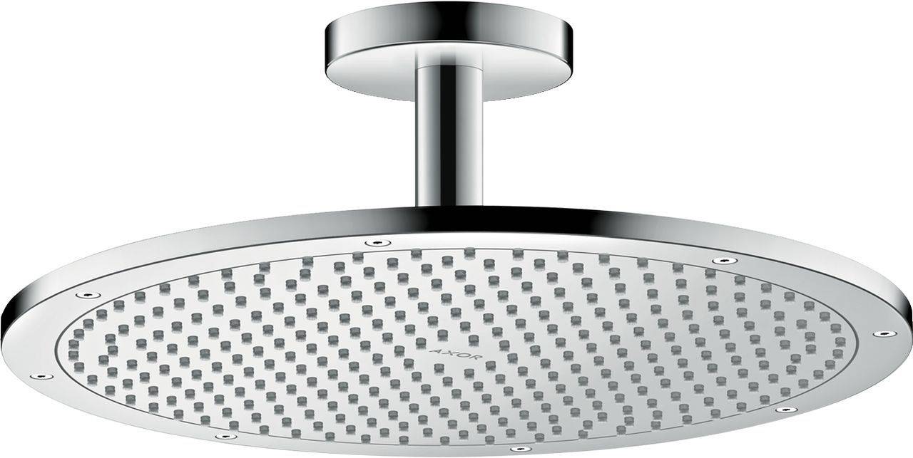 Axor ShowerSolutions Kopfbrause 350 1jet mit Deckenanschluss, PowderRain