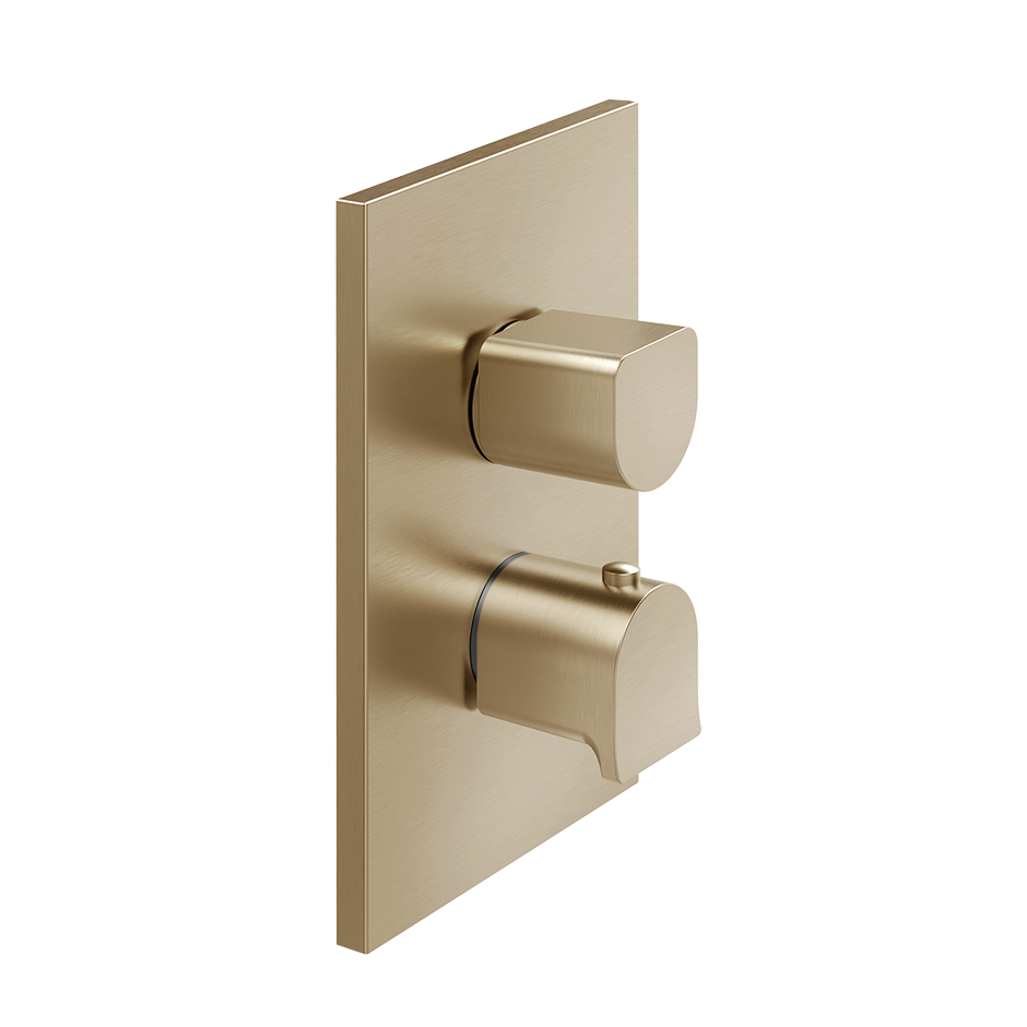 Gessi Rilievo Unterputz-Thermostat 3-Wege Umstellung