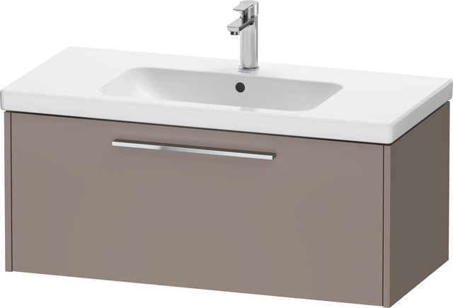 Duravit D-Code 2.0 Waschtischunterbau wandhängend, Griff chrom, 984mm