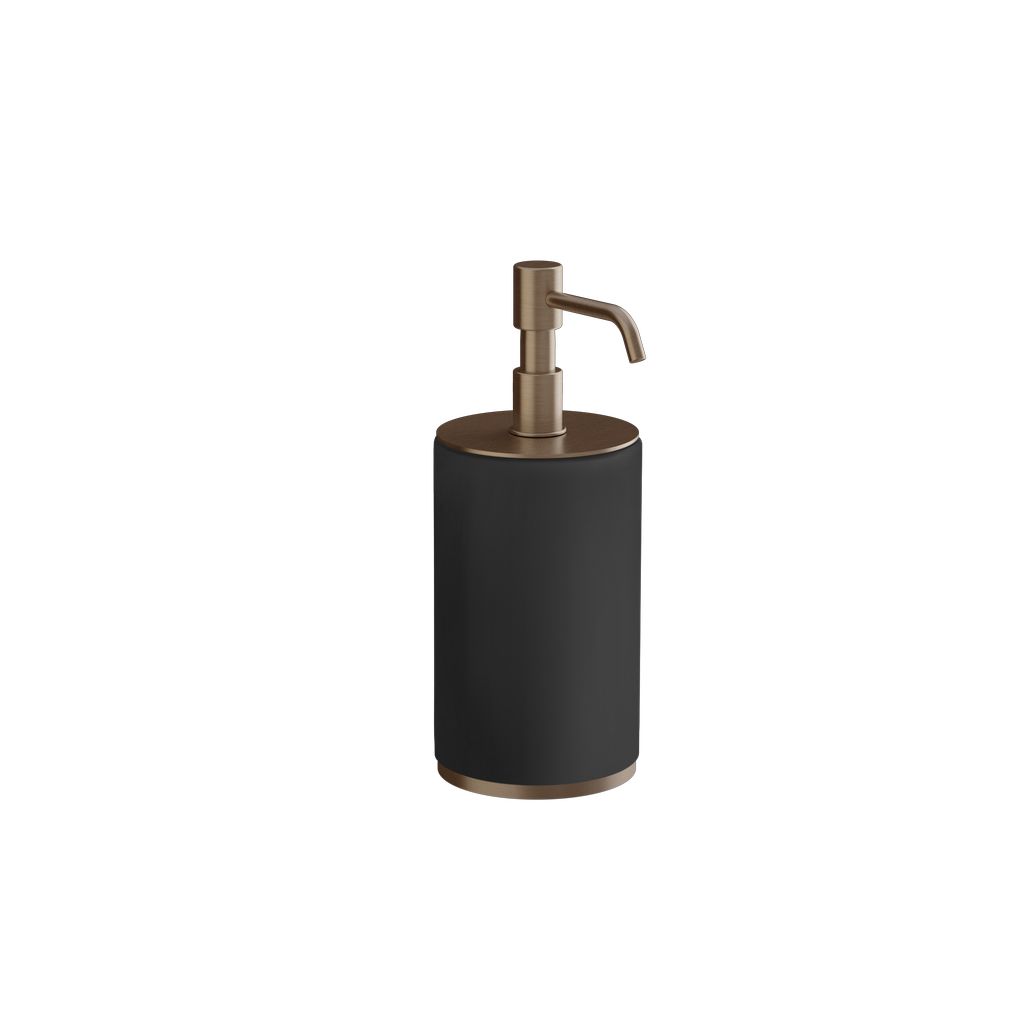 Gessi ORIGINI Seifenspender schwarz Coffee bronze gebürstet PVD
