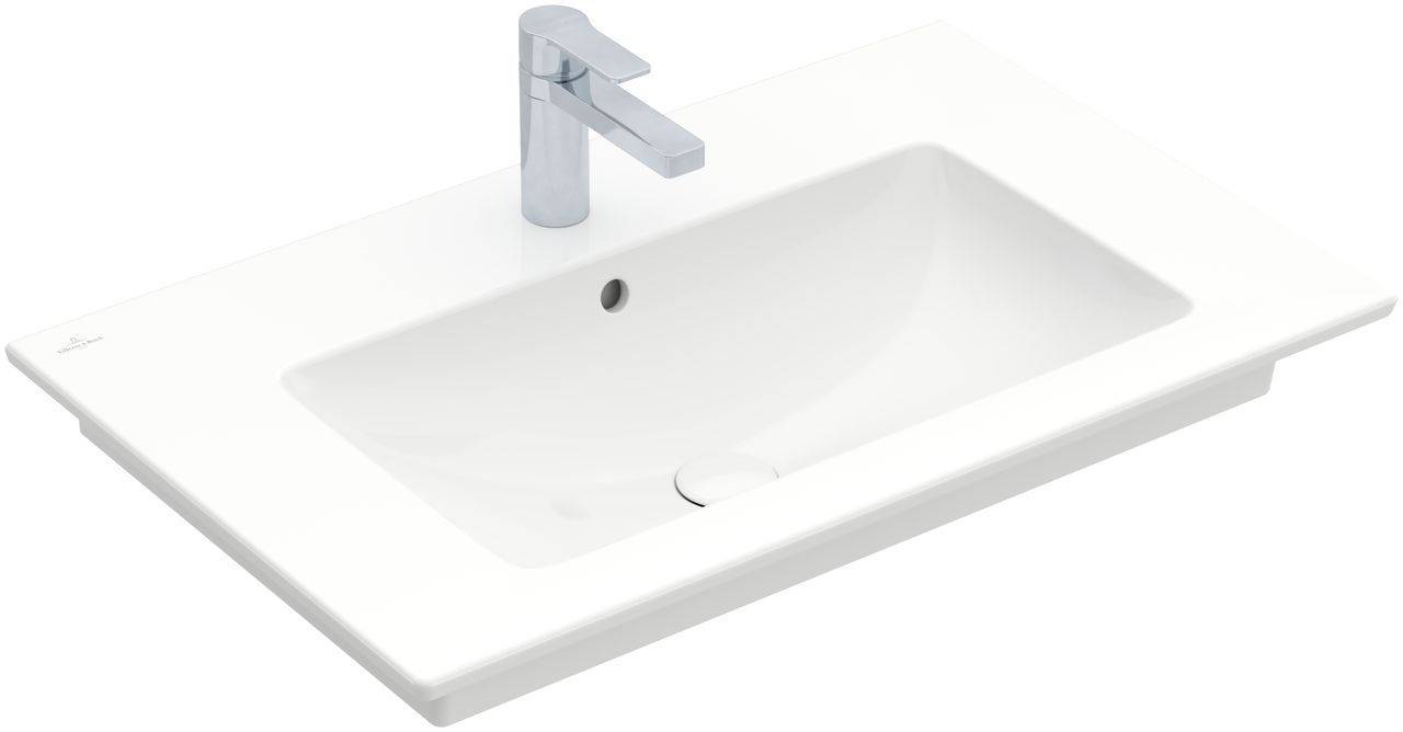 Venticello Schrankwaschtisch  800x505mm Weiß Alpin CeramicPlus