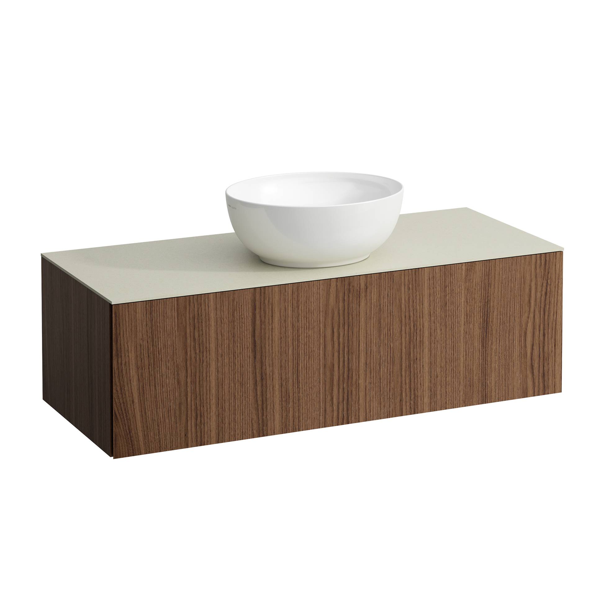 LAUFEN IlbagnoAlessi Waschtischunterschrank 120cm Noce Canaletto