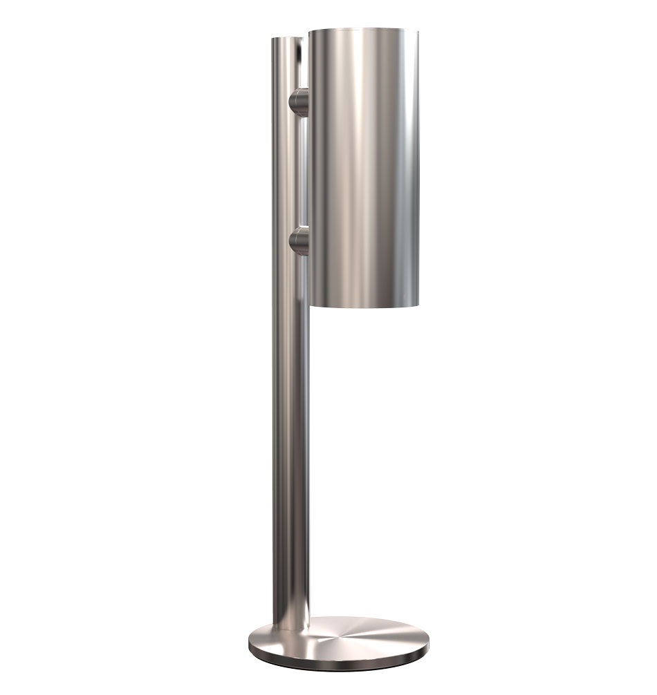 NOVA2 soap & disinfectant dispenser 1978 stainless steel brushed