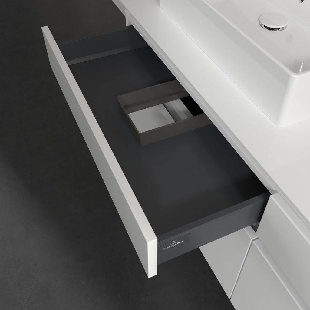 Legato vanity unit 1600x550x500 with 4 pull-outs