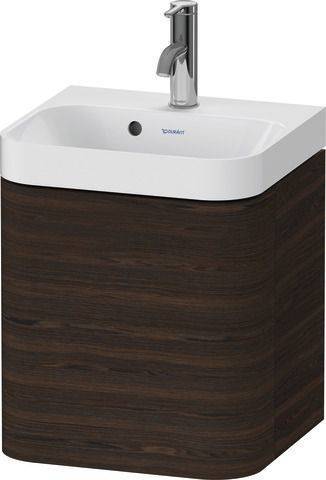Duravit Happy D.2 Plus Möbelwaschtisch c-shaped mit Unterbau, wandhängend, 400 x 360mm