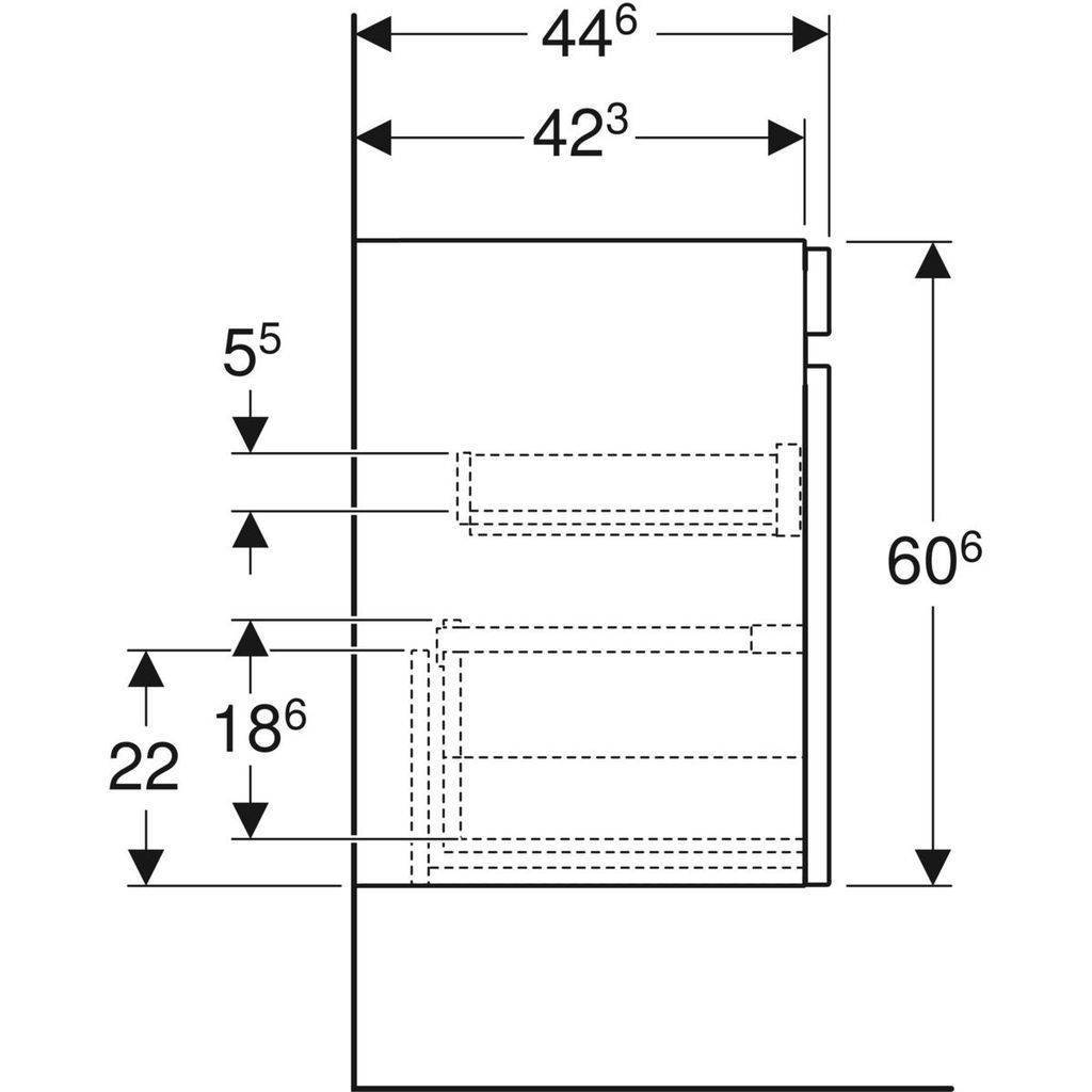 501906001_02 Renova Plan Unterschrank für Waschtisch, für Waschtisch 65cm
