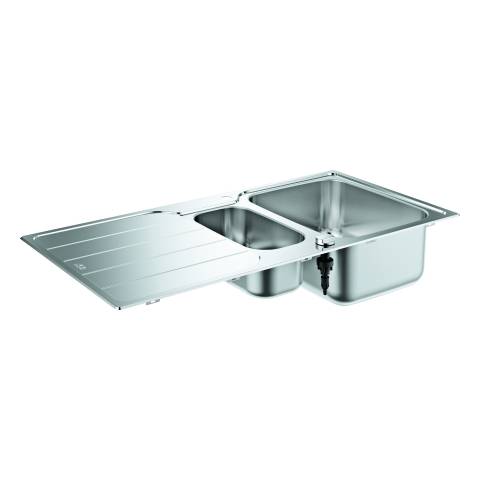 K500 Edelstahl-Küchenspüle mit Abtropffläche