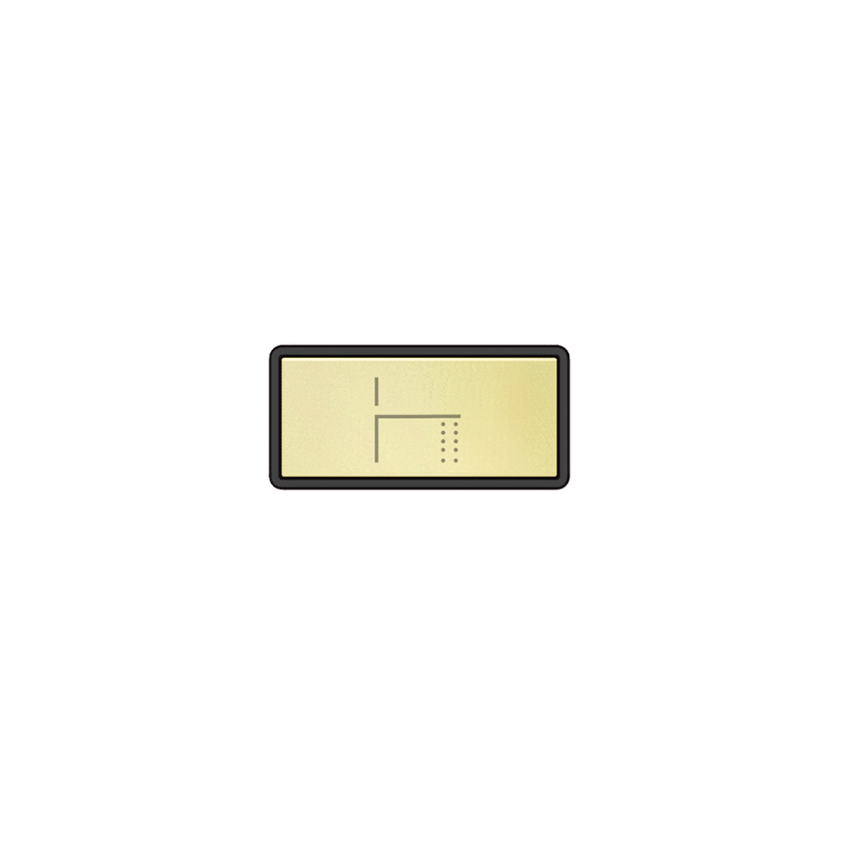 Gessi Taste mit Wand-Wannenauslauf-Symbol für 63006 und 63081