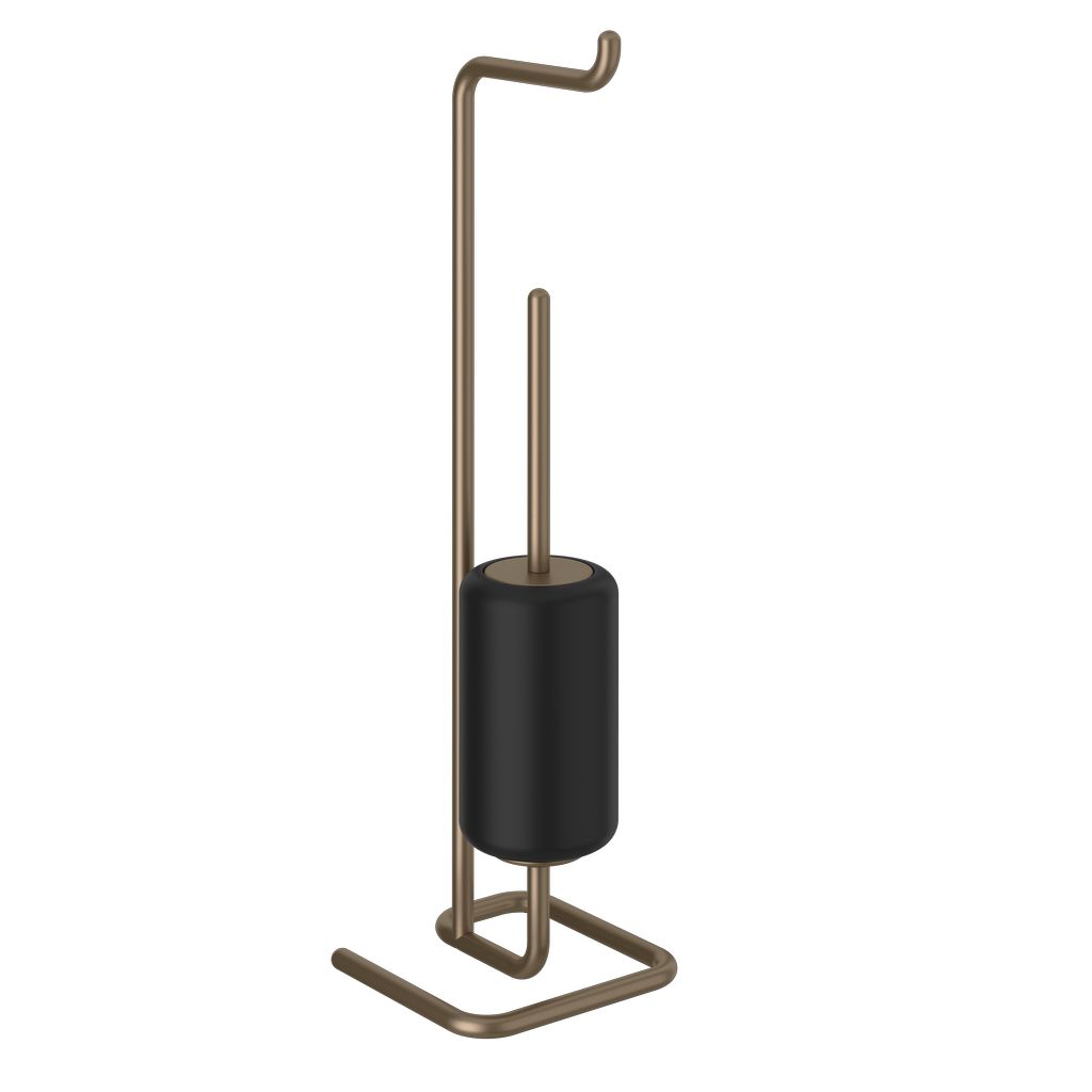 Gessi Goccia Stand-WC-Rapierrollenhalter Coffee bronze gebürstet PVD
