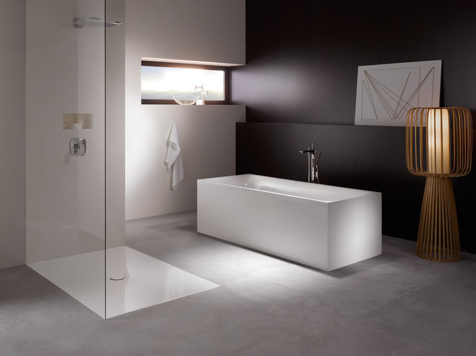 Lux Silhouette freistehende Badewanne