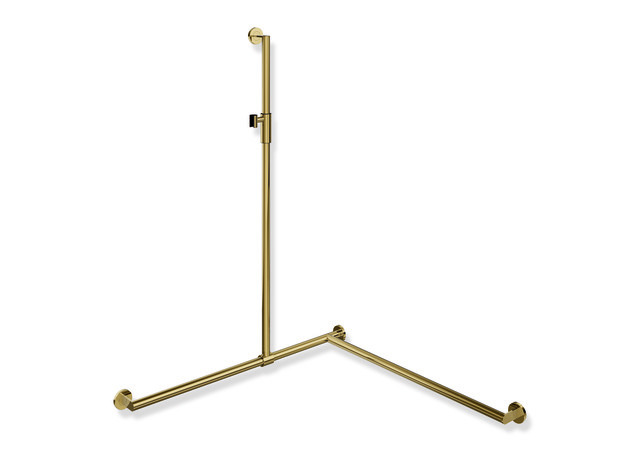 HEWI System 900 Duschhandlauf 1250 x 965 x 965 mm, rechts, Ø32, Magnetbrausehalter
