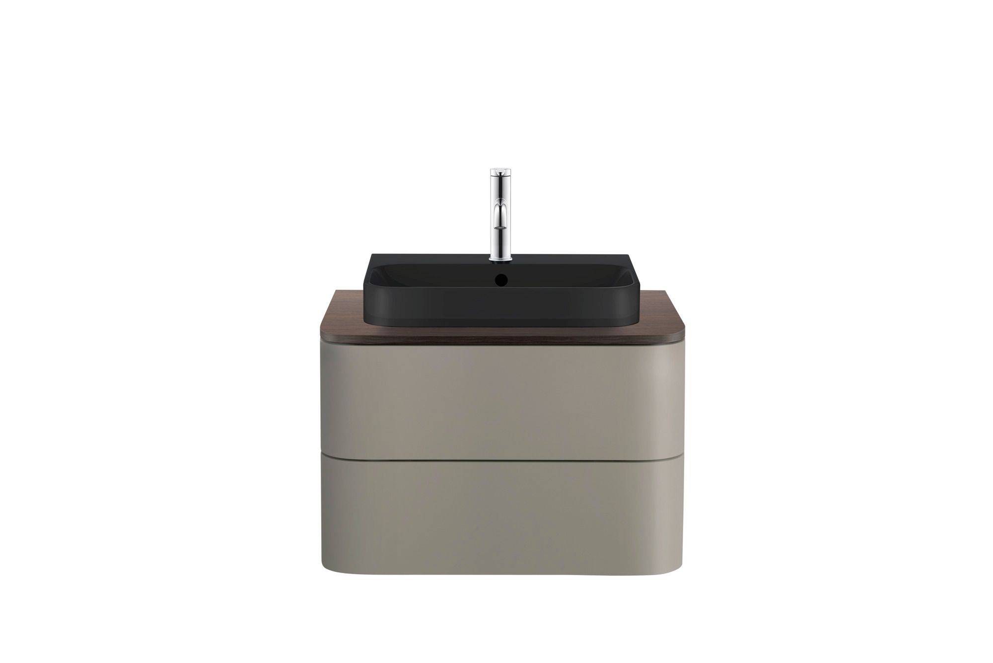 Duravit Happy D.2 Plus Konsolenplatte mit einem Ausschnitt, 650 x 480mm