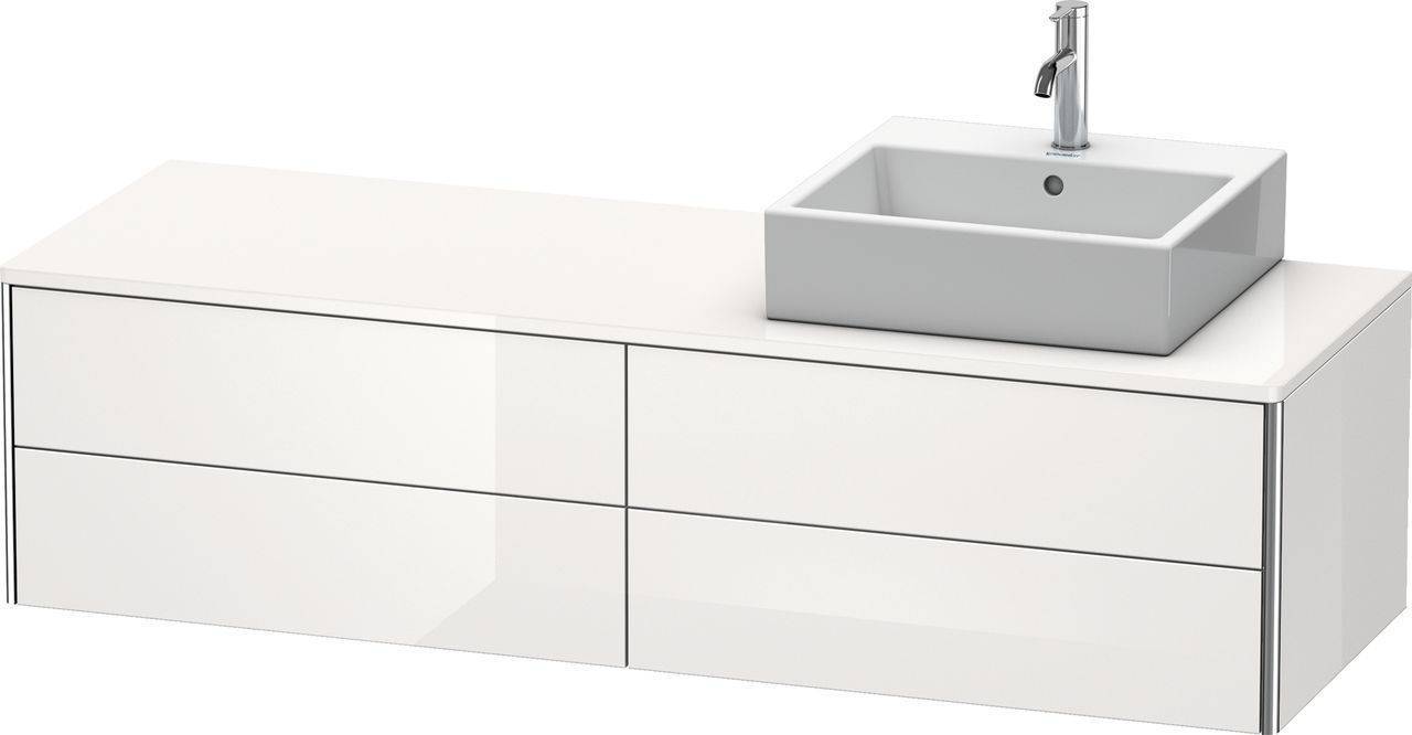 Duravit XSquare Waschtischunterbau wandhängend XS4914, 4 Schubkästen, 1600 x 548mm
