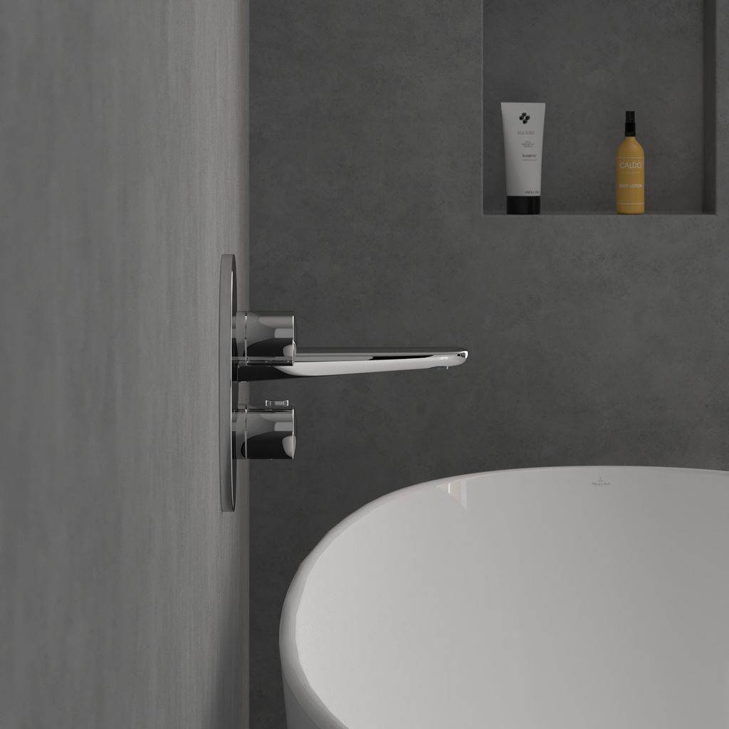 Antao flush-mounted thermostat with one-way flow control