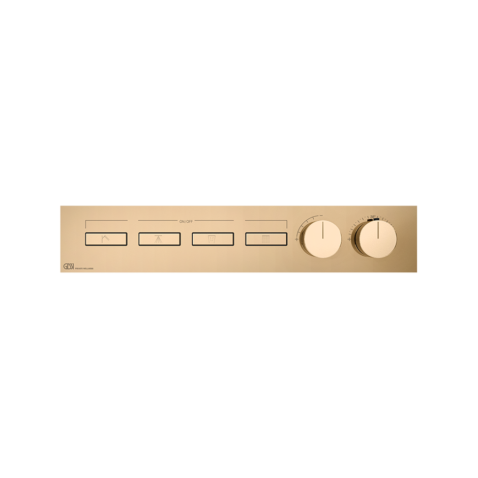 Hi-Fi Unterputz-Thermostat für 4 Verbraucher, 3/4
