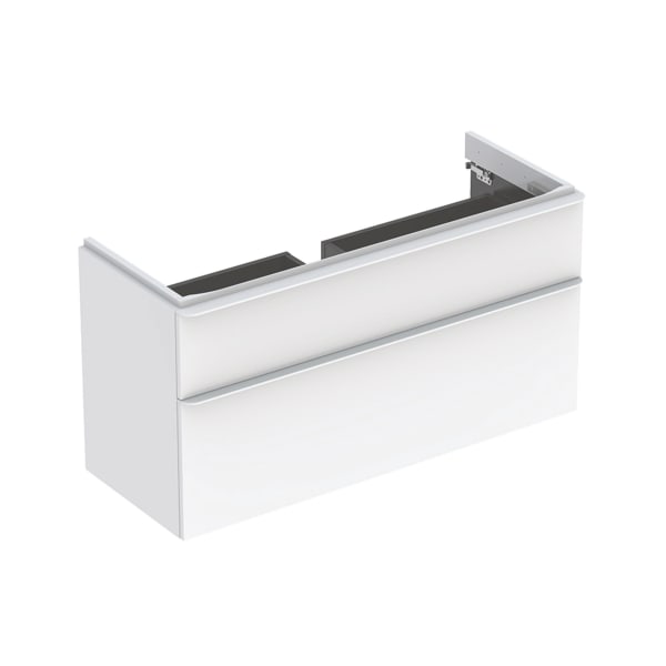 Geberit Smyle Waschtischunterbau 118,4x61,7x47cm, weiß
