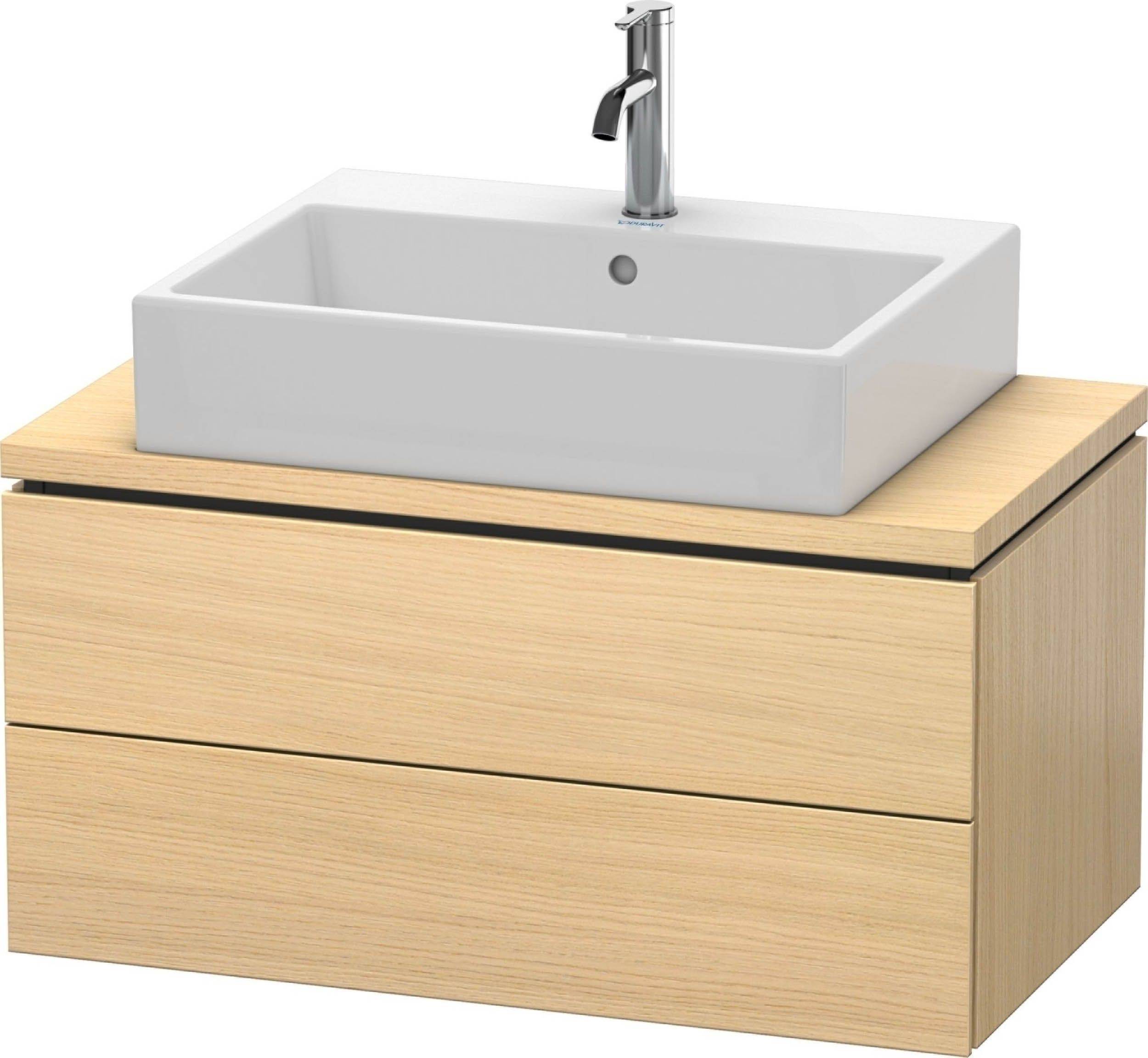 Duravit L-cube Waschtischunterbau für Konsole Compact LC 5807, 2 Schubkästen, 820 x 477mm