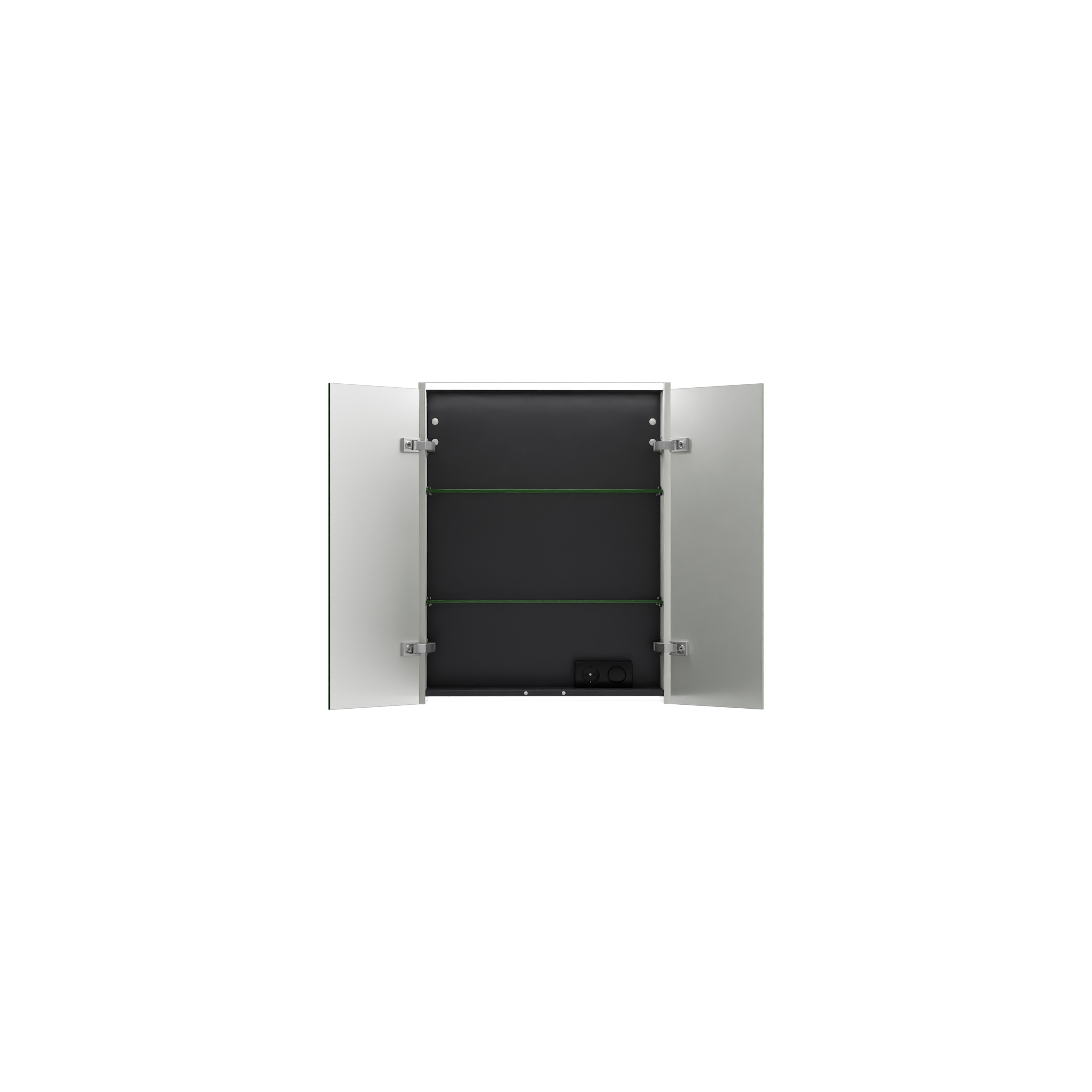Devio Spiegelschrank 600mm Weiß Matt