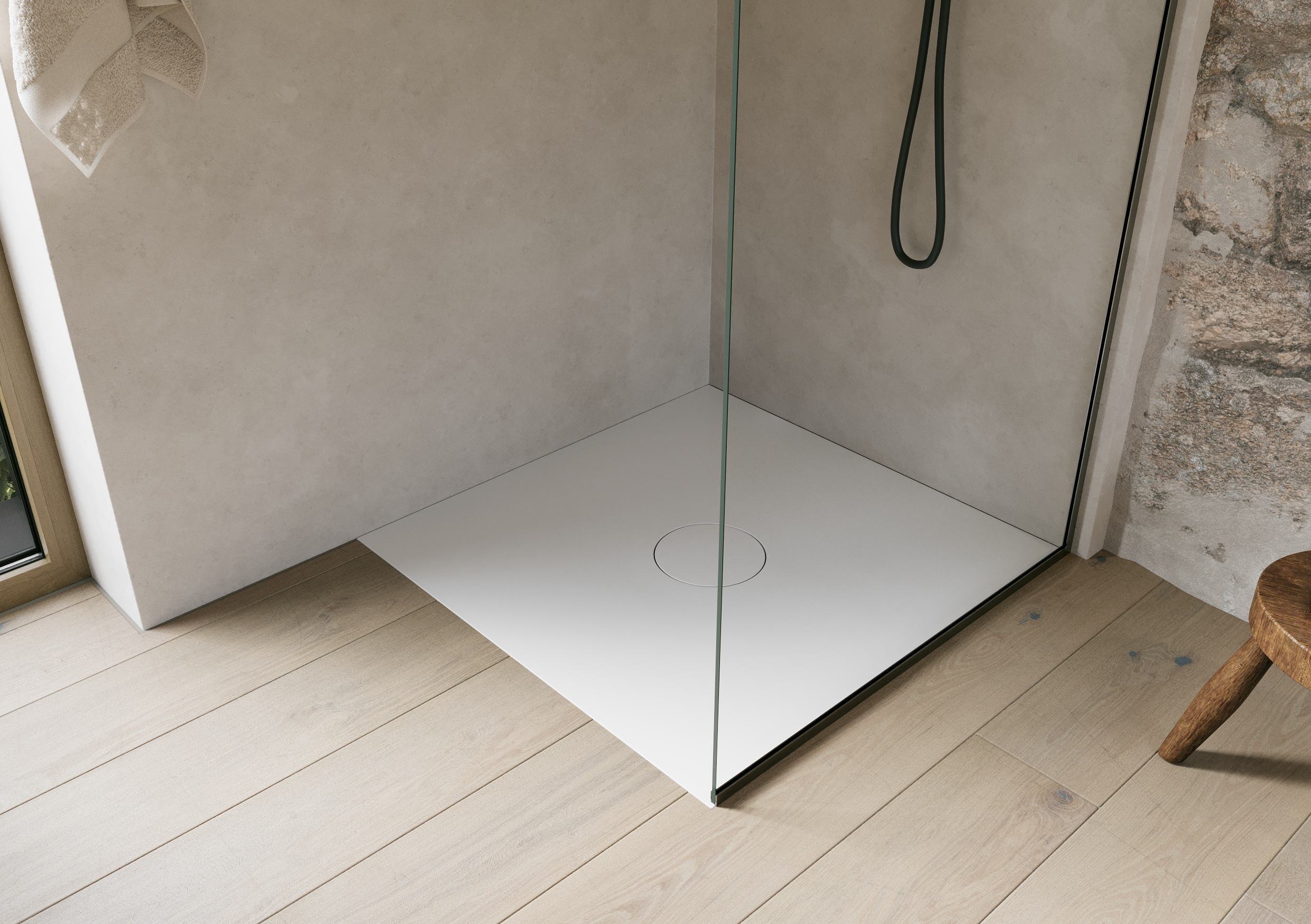Air shower tile 90 x 90cm
