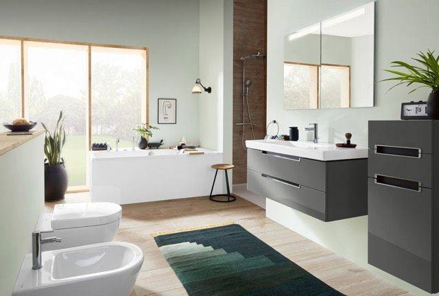 Subway 2.0 Schrankwaschtisch  1000x470 Weiß Alpin CeramicPlus