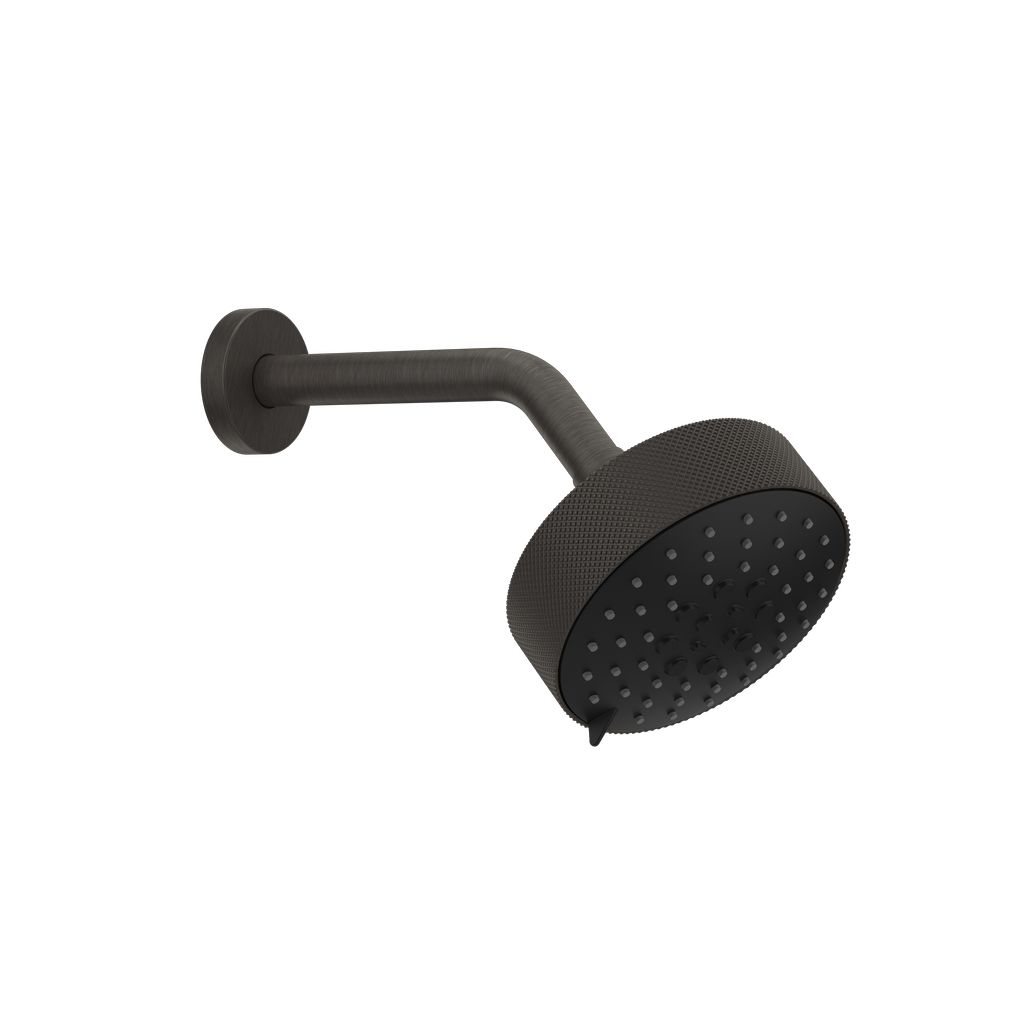 Gessi Anello Kopfbrause Metall schwarz gebürstet