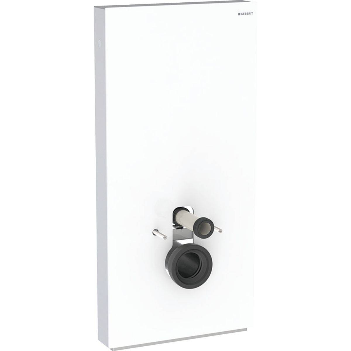 Monolith Plus Sanitärmodul für Wand-WC, 101cm, Frontverkleidung aus Glas