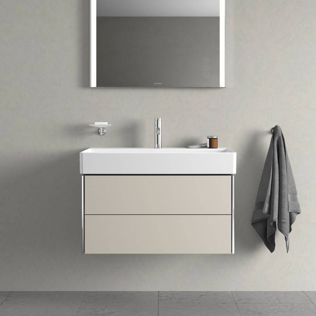 XSquare Waschtischunterbau wandhängend für DuraSquare Waschtisch