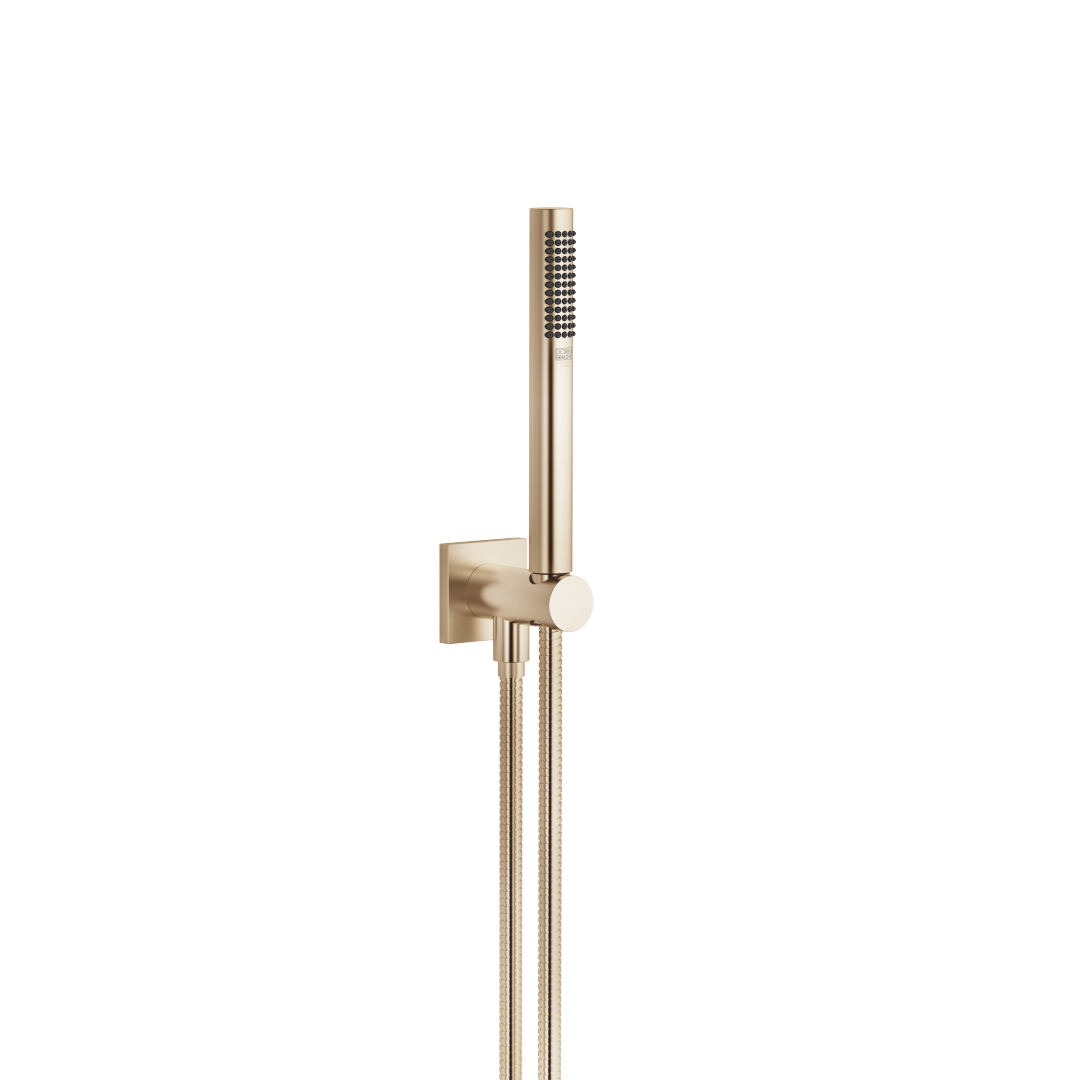 Schlauchbrausegarnitur mit integriertem Brausehalter
