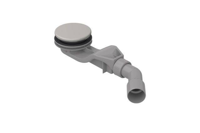 Ablaufgarnitur Solid 30 mit Anti-Rutsch-Pro für glasierten Deckel