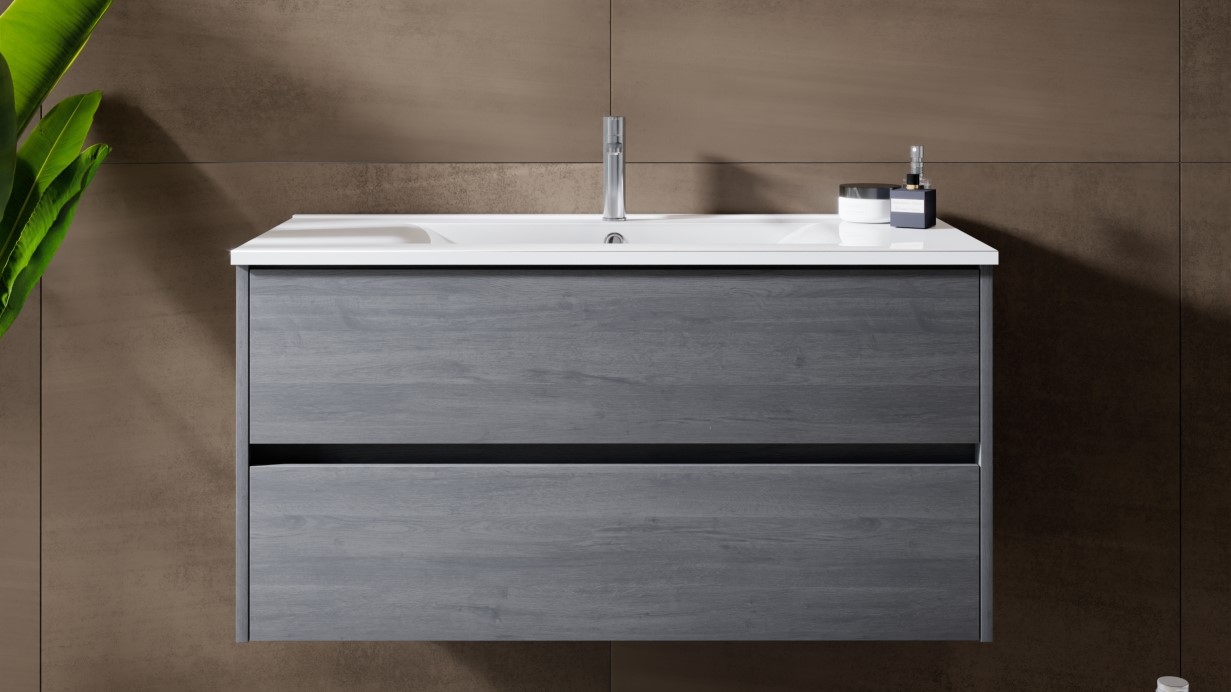 Porto Waschtischunterschrank 100 x 45 x 52cm