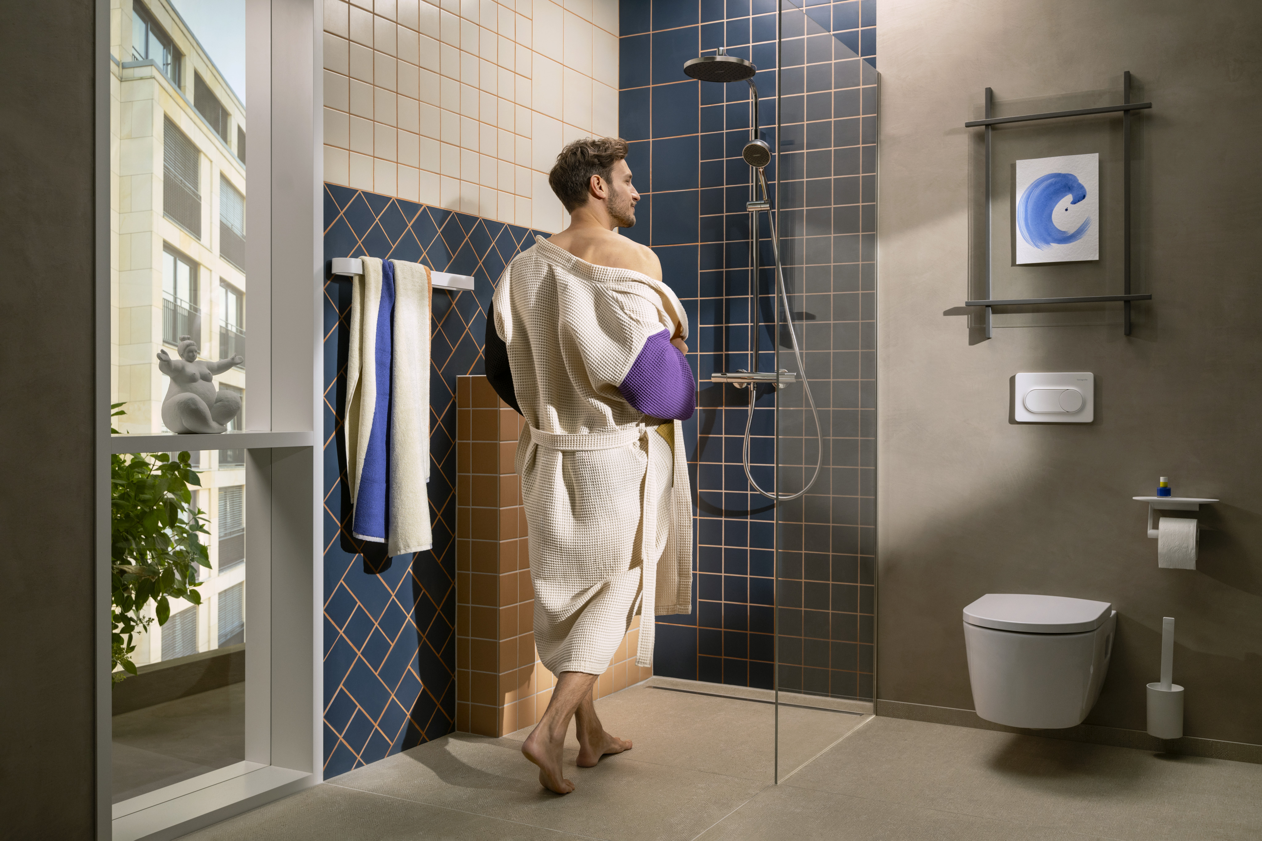 Activera S Duschsystem 240 1 Strahlart  wassersparend mit Ecostat Fine Varia