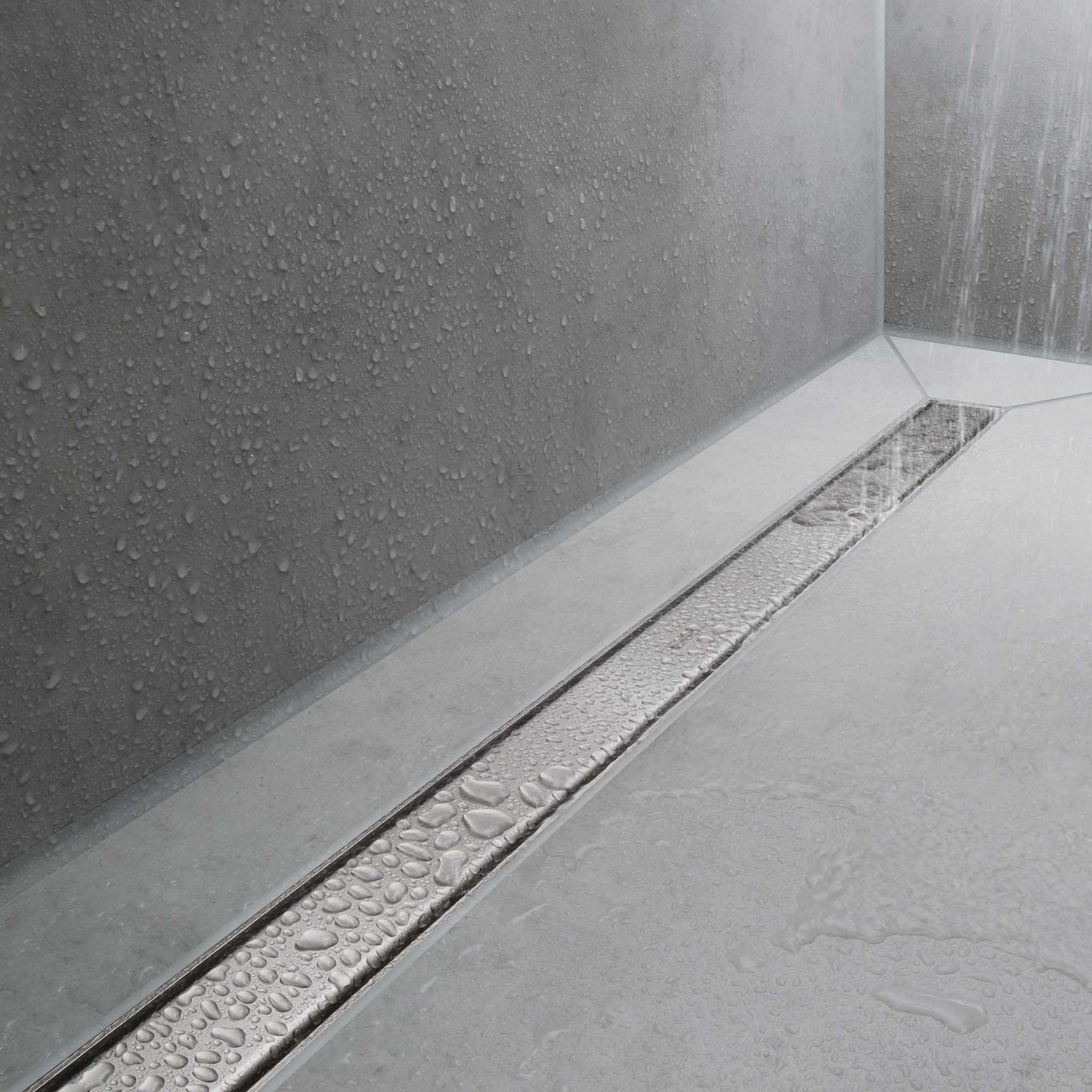 56042800_014 RainDrain Match Fertigset Duschrinne 120cm