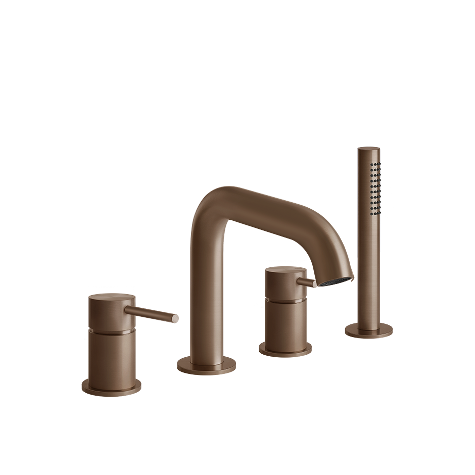 Gessi Wanne316 4-Loch-Wannenrand-Einhebelmischer