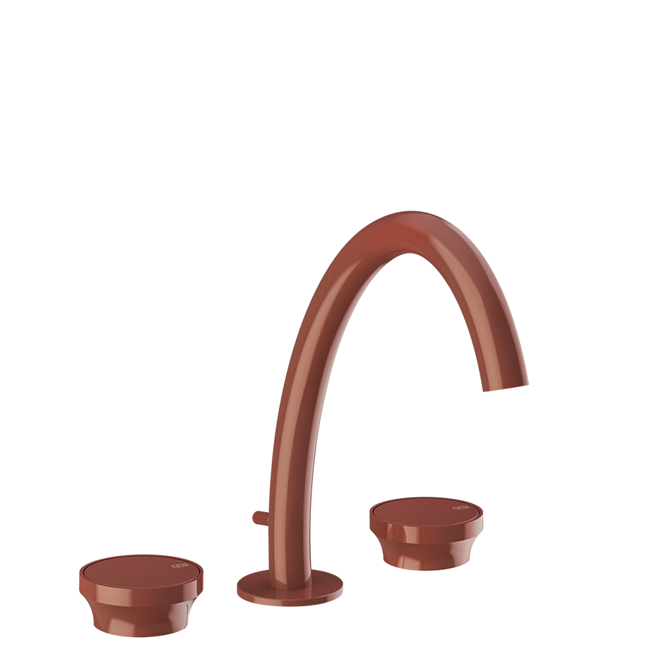 Gessi ORIGINI 3-Loch-Waschtischarmatur (mittel) mit Ablaufgarnitur