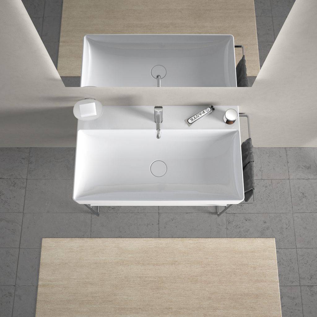 2353800041_06 DuraSquare Möbelwaschtisch 800 x 470mm, mit Hahnloch