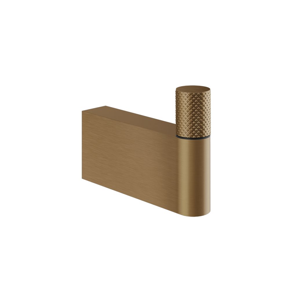 Gessi ORIGINI Bademantelhaken DIAMANTATO Deep bronze gebürstet PVD