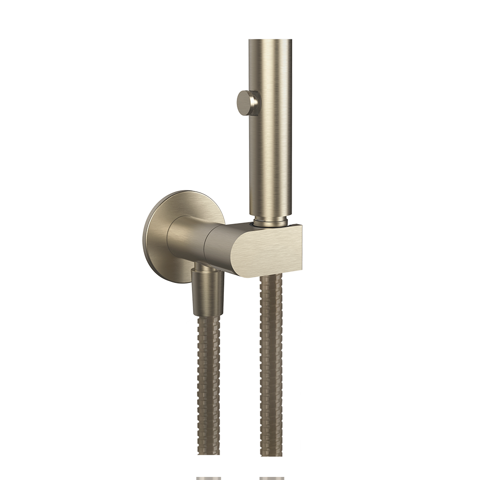 Gessi Hygiene Shut Off Handbrause mit Wandanschlussbogen