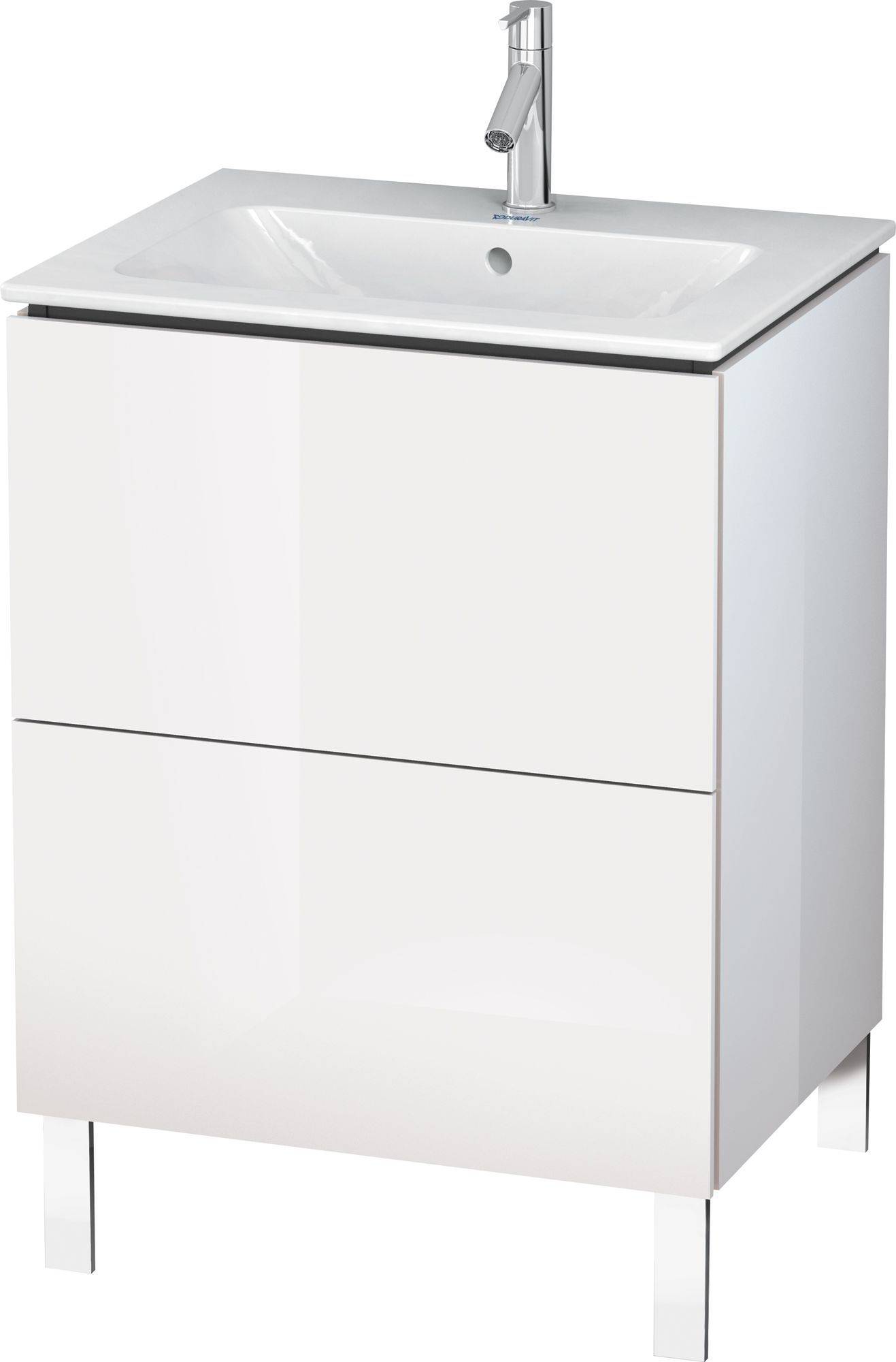 Duravit L-Cube Waschtischunterbau stehend LC6625 für Me by Starck Waschtisch