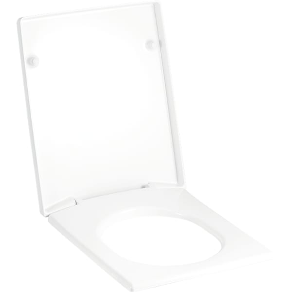 Preciosa II WC-Sitz, weiß Scharniere verchromt mit Absenkautomatik