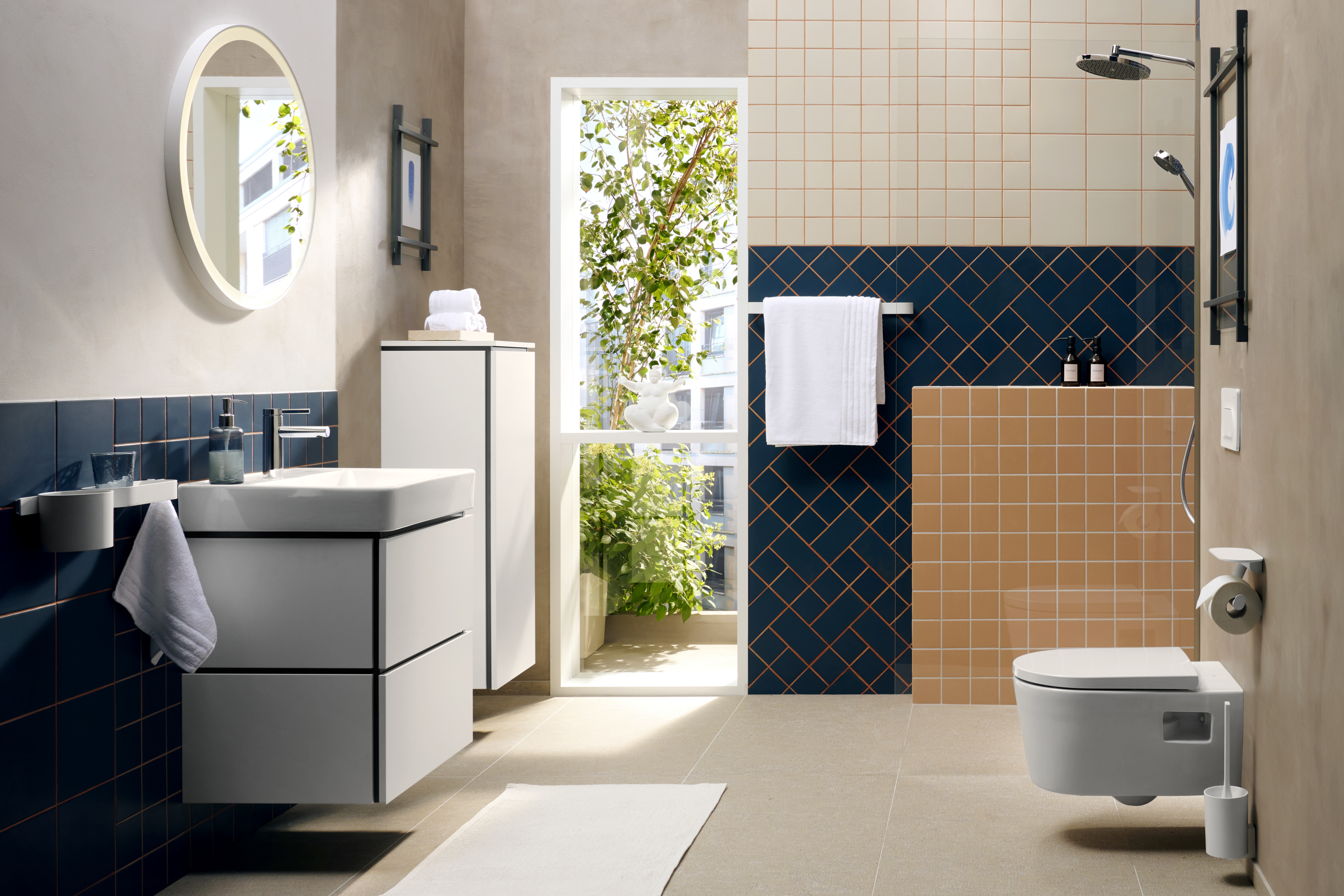 Activera S Duschsystem 240 1 Strahlart  wassersparend mit Ecostat Fine Varia