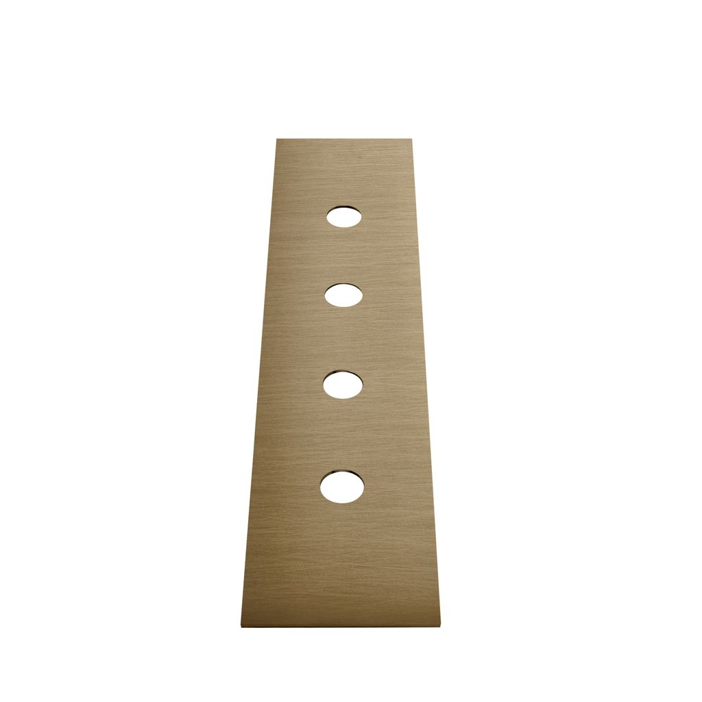 Gessi 4-Loch Dekor-Platt für Secur Box