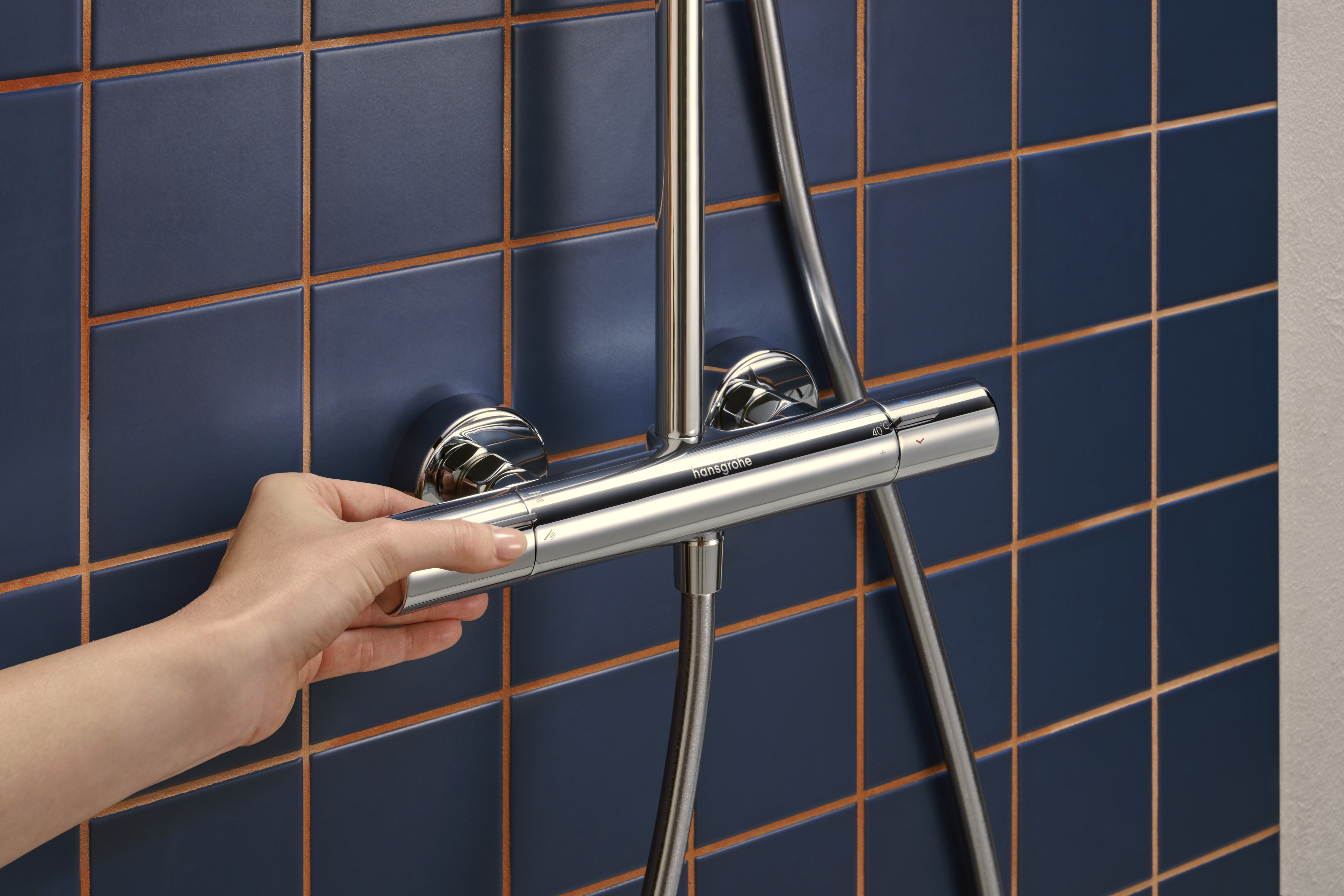Activera S Duschsystem 240 1 Strahlart  wassersparend mit Ecostat Fine Varia