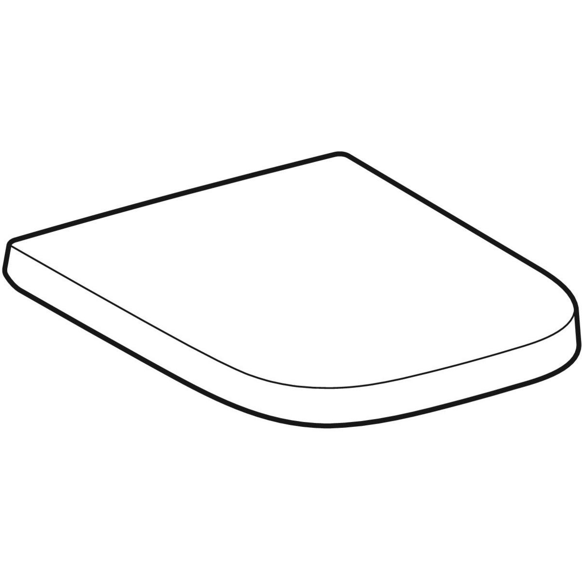 Geberit Renova Plan WC-Sitz, weiß 572145