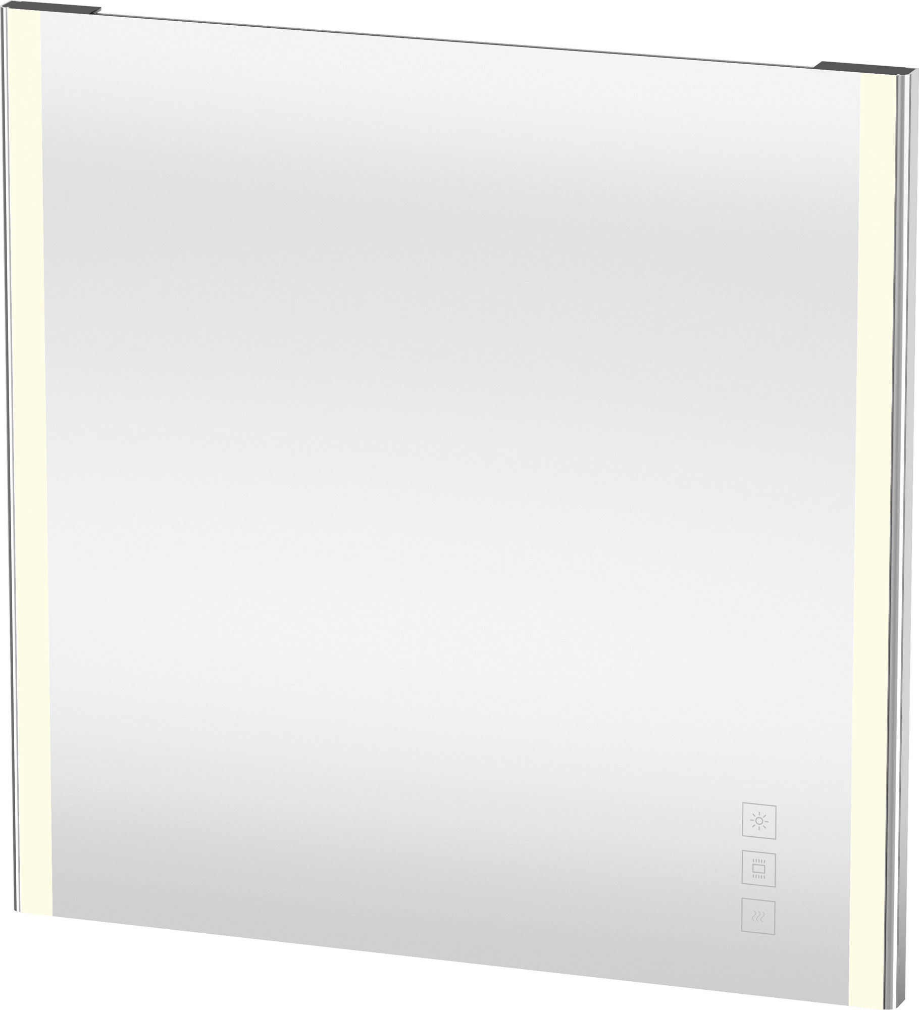 Duravit xSquare Spiegel mit Beleuchtung 800 x 33mm
